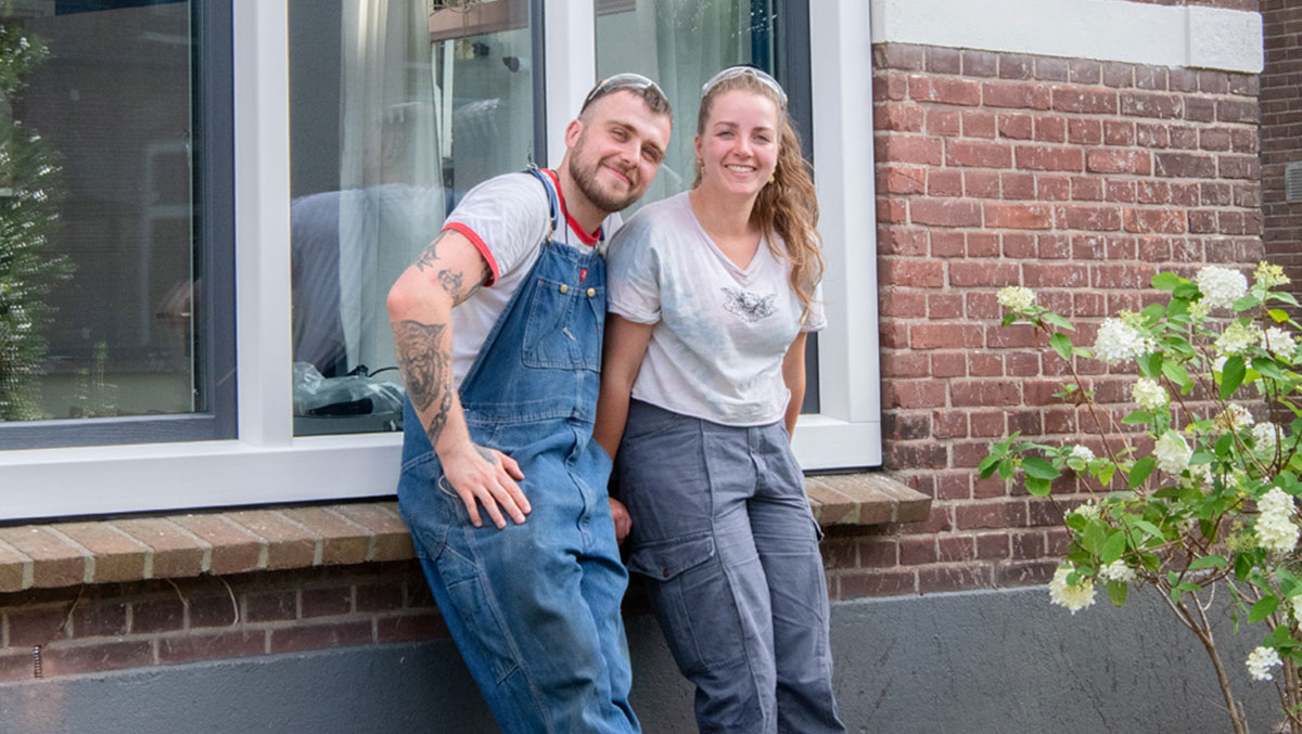 Demi en Dirk doen de ClickOver®  Challenge