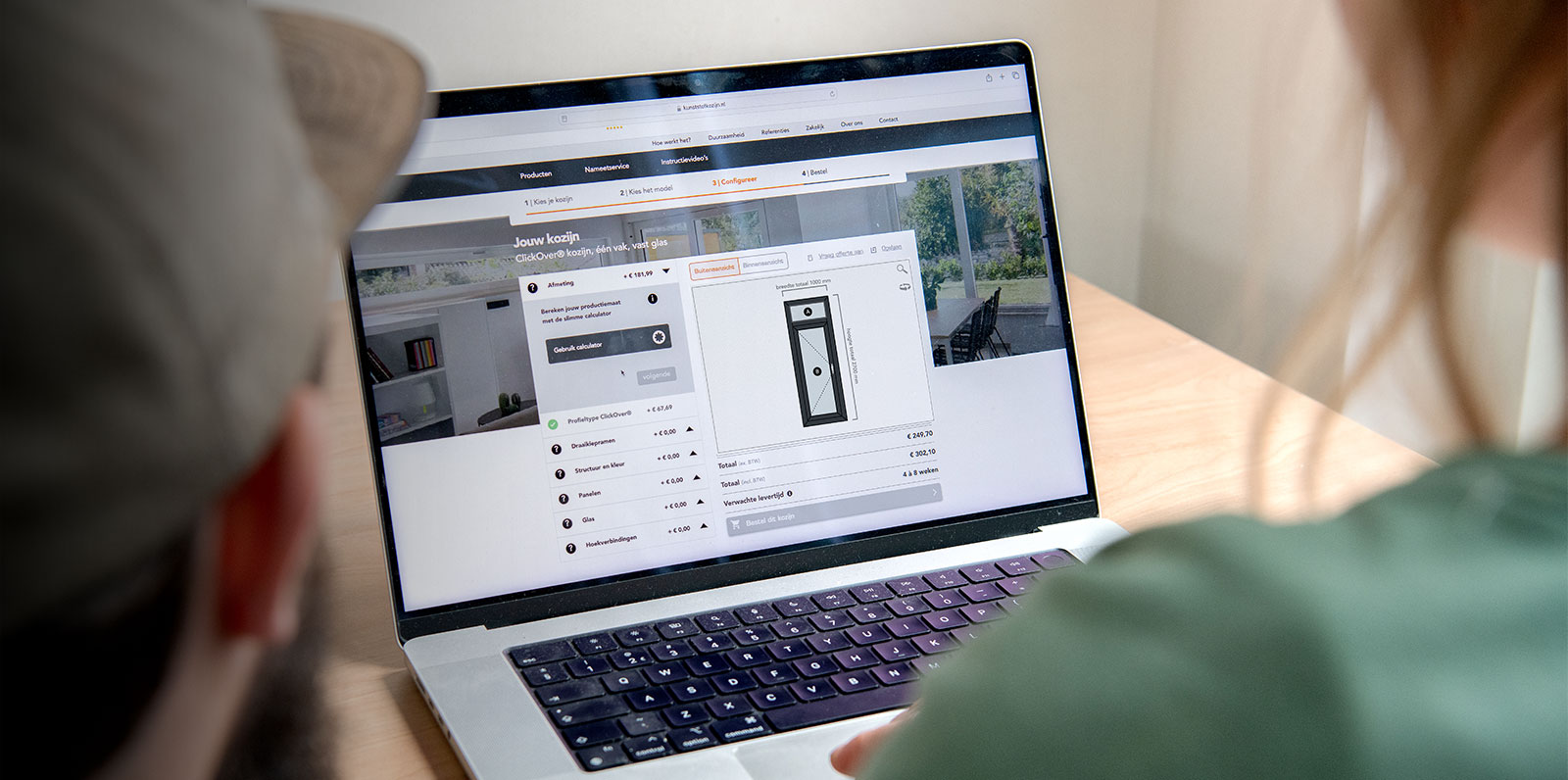 <b>Nieuw!</b><br />
ClickOver deuren <br />
zelf samenstellen