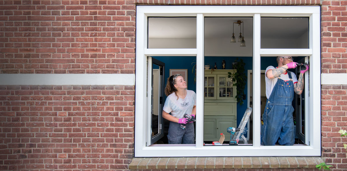 ClickOver®<br />
Nieuwe kozijnen<br />
zonder te verbouwen.<br />
