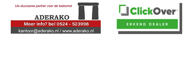 ClickOver® kozijnen bij Aderako